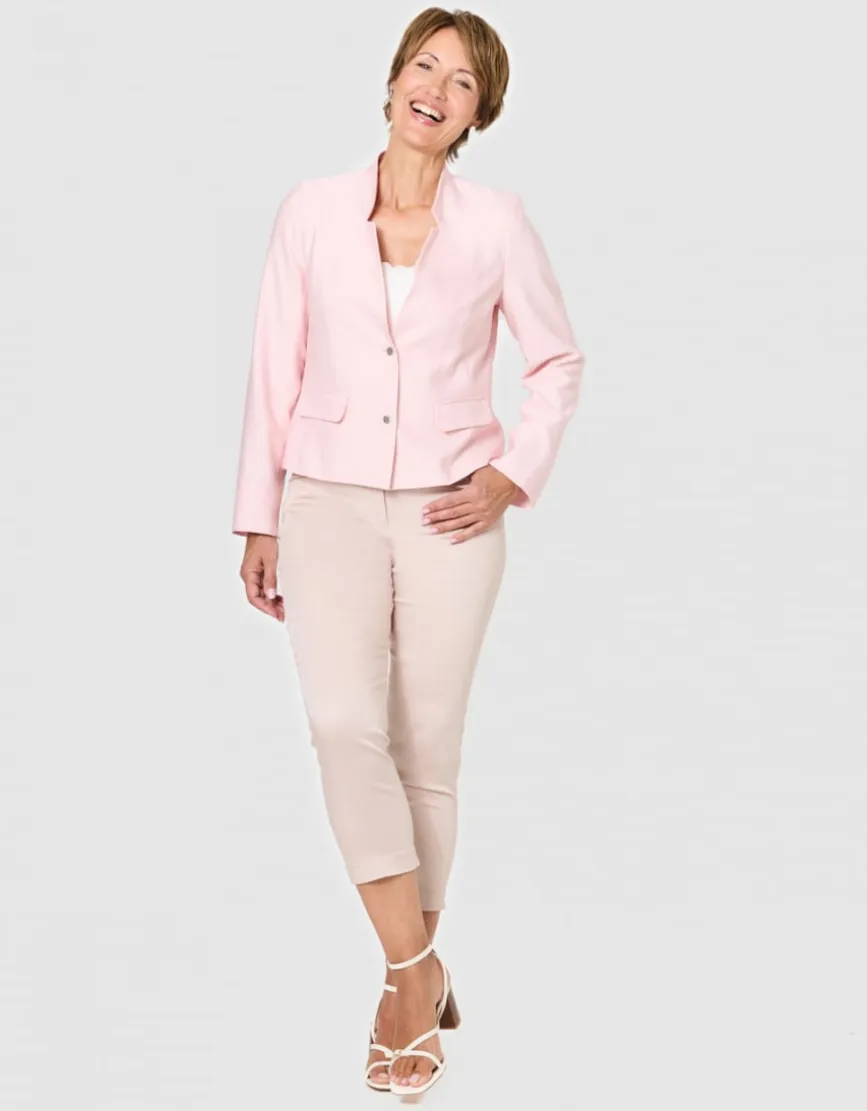 Veste tailleur rose