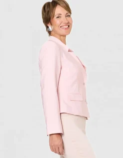 Veste tailleur rose