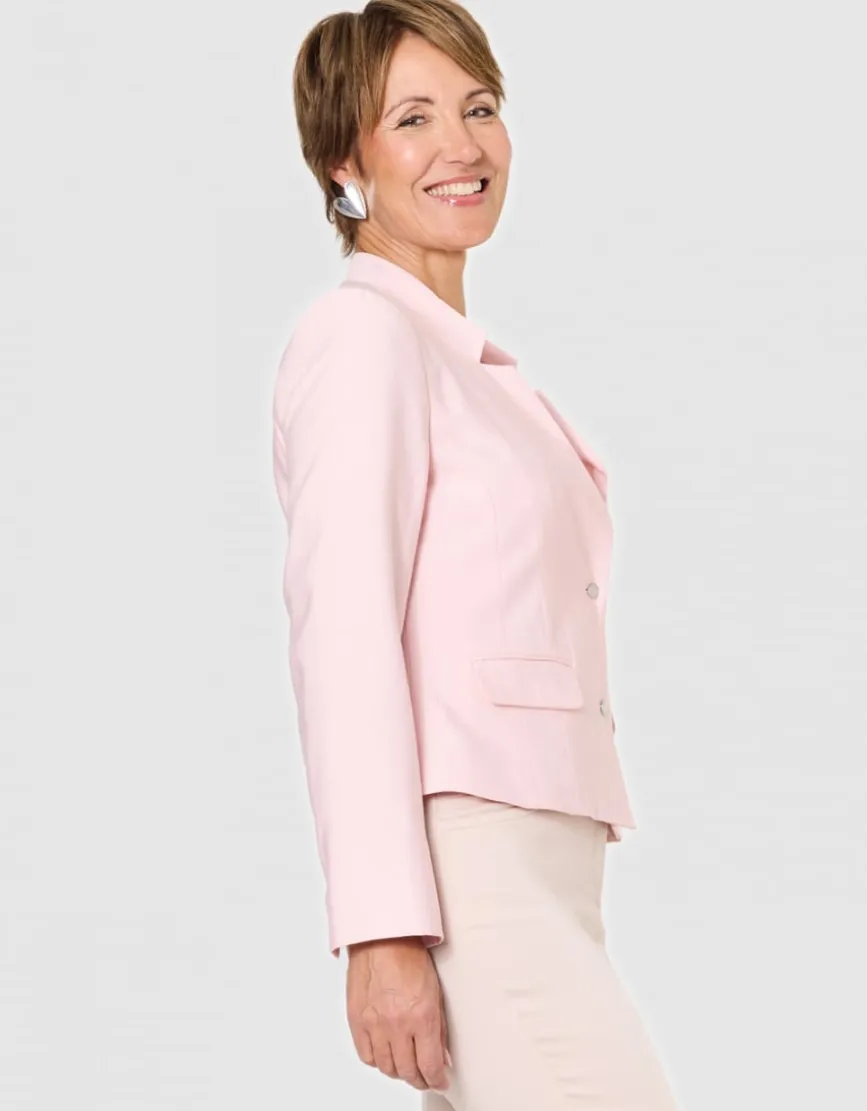 Veste tailleur rose