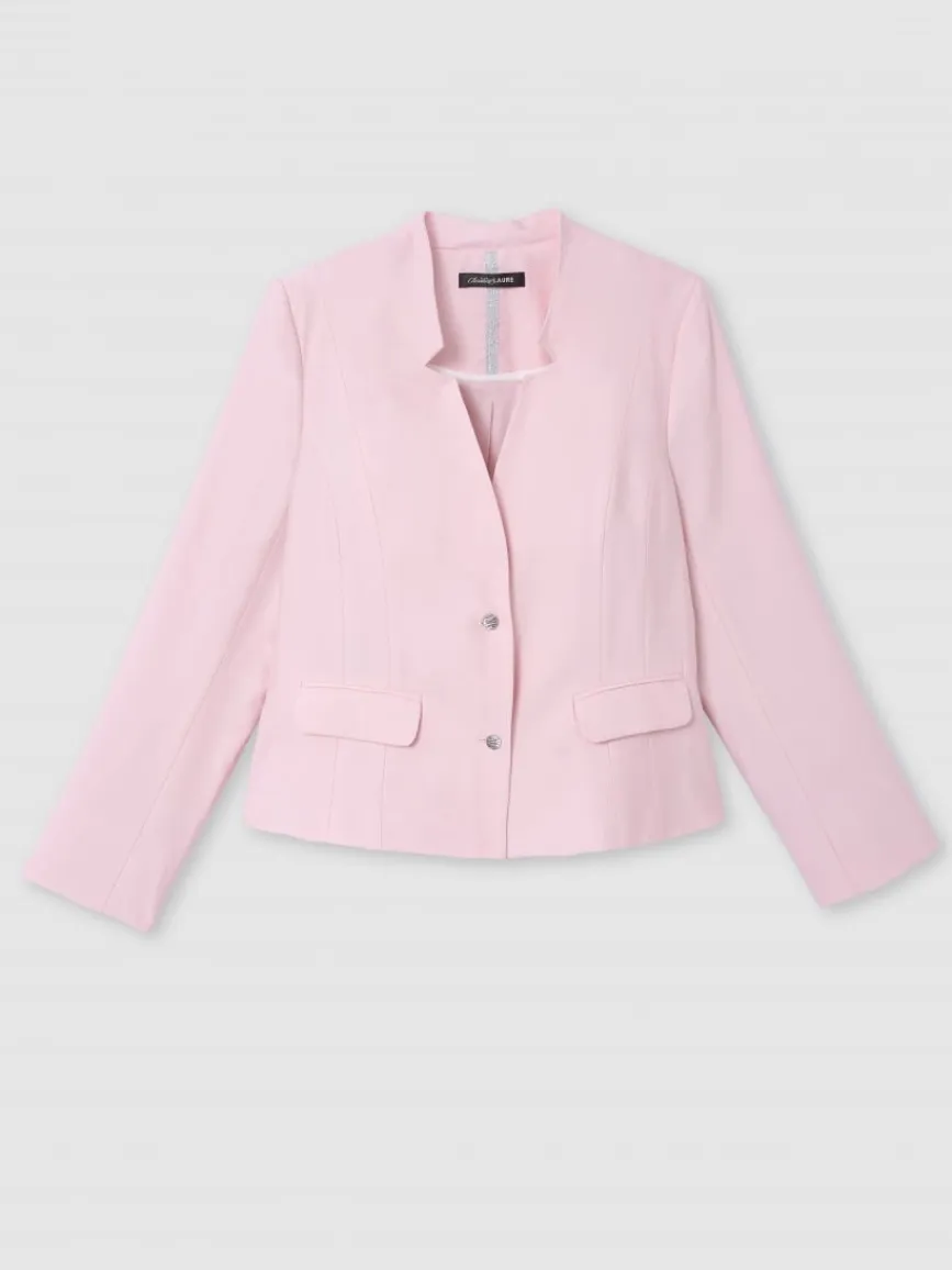 Veste tailleur rose