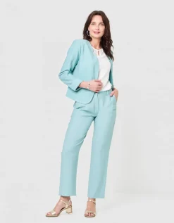 Veste tailleur vert