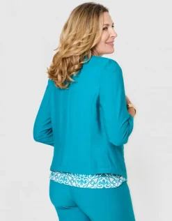 Veste tailleur vert