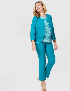 Veste tailleur vert