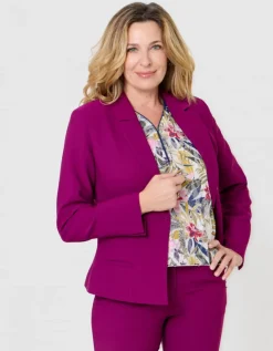 Veste tailleur violet