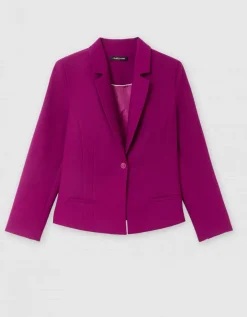 Veste tailleur violet